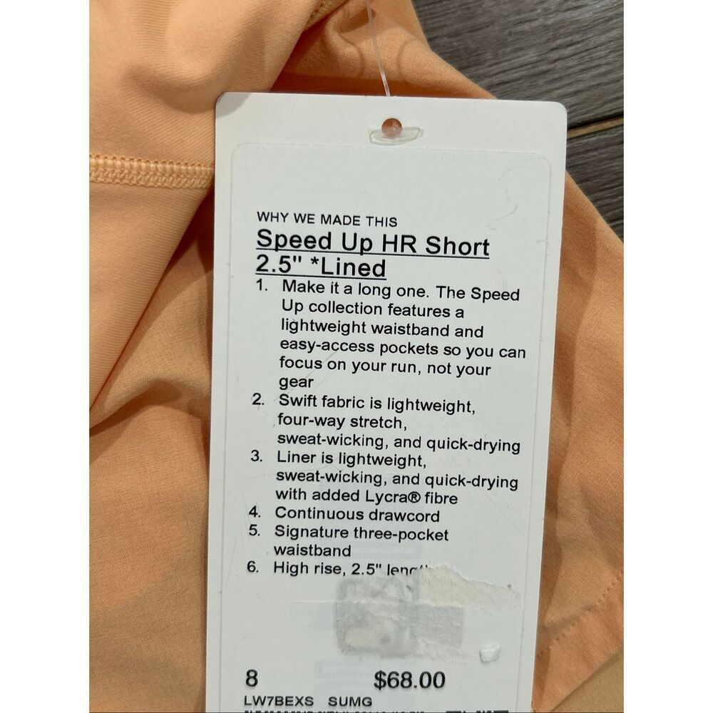 Lululemon Speed Up Shorts 8 - Picture 6 of 6